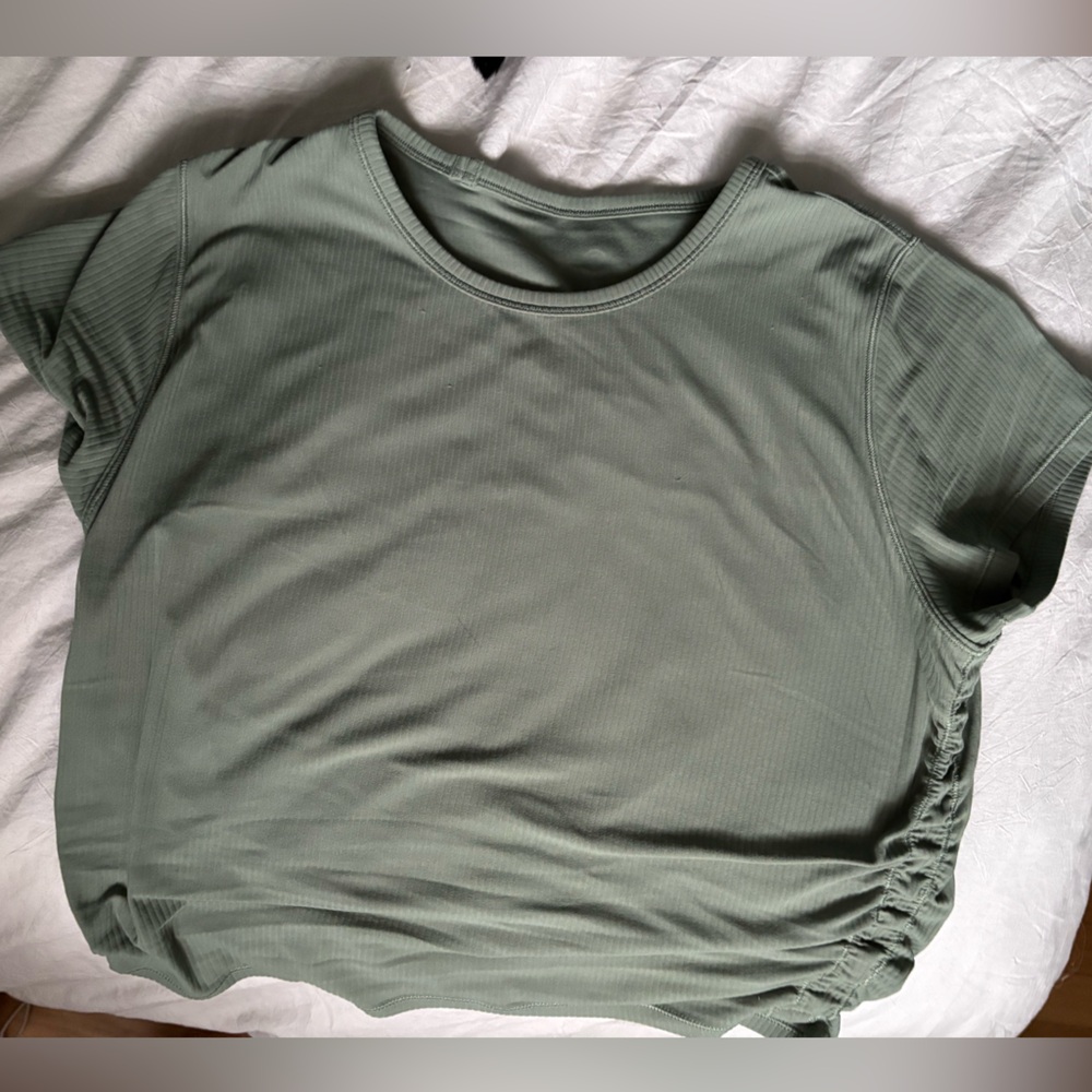 All It Takes ribbed nulu cropped tshirt